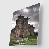 Foto van het Schots-deoune Castle Vierkante Klok (Hoek)