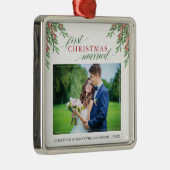 Foto van het script First Christmas Marriott Metalen Ornament (Rechts)
