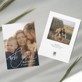 Foto van het script voor paasbakens feestdagenkaart