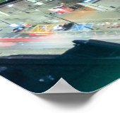 Foto van het silhouet van Warschau, Polen, Poster (Hoek)