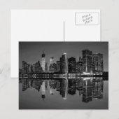 Foto van het Skyline Landscape van New York City Briefkaart (Voorkant / Achterkant)