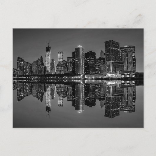 Foto van het Skyline Landscape van New York City Briefkaart (Voorkant)