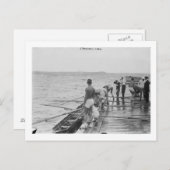 Foto van het Stanford Rowing Crew Team Briefkaart (Voorkant / Achterkant)