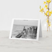 Foto van het Stanford Rowing Crew Team Kaart (Gele Bloem)