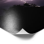 Foto van het Storm Country Lightning Foto Afdruk (Hoek)