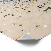 Foto van het strand van Kaapstad en het tafelgeber Poster (Hoek)