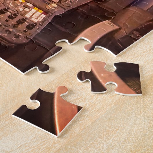 Foto van het supersonic Vliegtuig Flight Deck Legpuzzel (Zijkant)