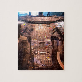 Foto van het supersonic Vliegtuig Flight Deck Legpuzzel