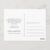 Foto van het Thankful Weddenschap Collage Hartelij Briefkaart (Achterkant)