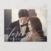 Foto van het Thankful Weddenschap Hartelijk dank Briefkaart (Voorkant)