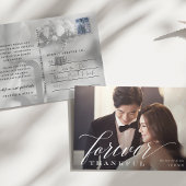 Foto van het Thankful Weddenschap Hartelijk dank Briefkaart