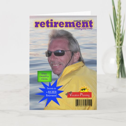 Foto van het tijdschrift Retirement Kaart (Voorkant)