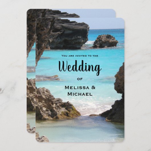 Foto van het Tropische Weddenschap rond de Bermuda Kaart (Voorkant / Achterkant)