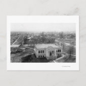 Foto van het uitzicht Medford, Oregon en Library Briefkaart (Voorkant)