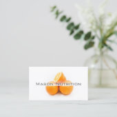 Foto van het Visitekaartje Sinaasappels (Staand voorkant)