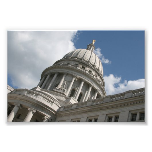 Foto van het Wisconsin-capitool Afdruk (Voorkant)