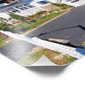 Foto van het ziekenhuis vuurtoren Massachusett Foto Afdruk (Hoek)