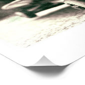 Foto van het zwarte en witte skateboard afdruk (Hoek)