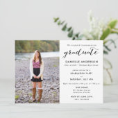 Foto van High School Afstuderen Kaart (Staand voorkant)