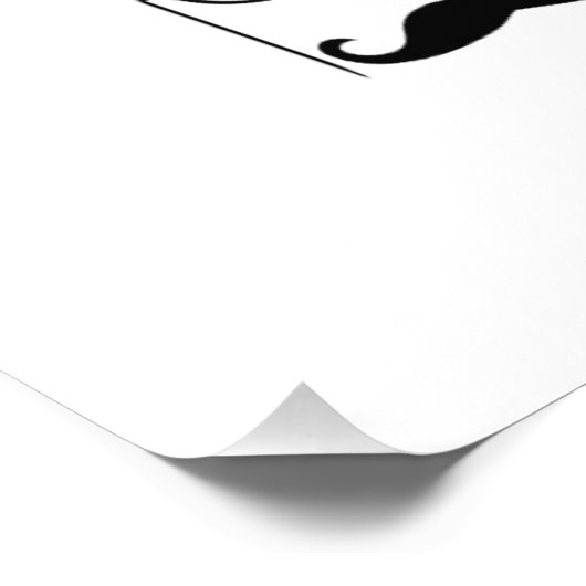 Foto van Hipster Face Foto Afdruk (Hoek)