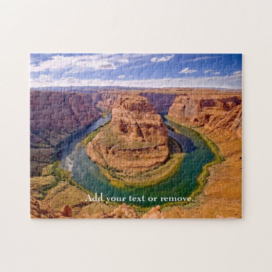 Foto van Hoefijzer Bend, Gran Canyon, Arizona Legpuzzel (Horizontaal)