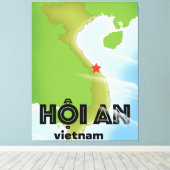 Foto van Hoi An Vietnam Canvas Afdruk (Insitu (Houten vloer))