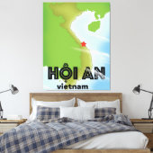 Foto van Hoi An Vietnam Canvas Afdruk (Insitu (Slaapkamer))