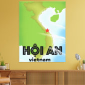 Foto van Hoi An Vietnam Canvas Afdruk (Insitu (Woonkamer))