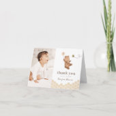 Foto van Honey Beer First Bee Day Hartelijk dank Bedankkaart (Voorkant)