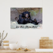 Foto van honing Beer (Sun Beer) Poster (Keuken)