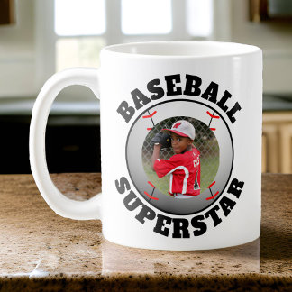 Foto van honkbal-superster koffiemok