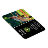 Foto van honkbalspeler Afstudeeraankondiging Magneet (Rechterzijde)