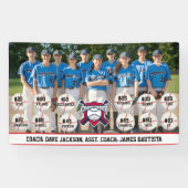 Foto van honkbalteam spandoek (Horizontaal)