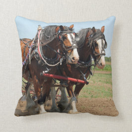 Foto van Horse Clydesdale Farming Kussen