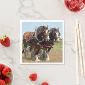 Foto van Horse Clydesdale Farming Servet (Insitu)