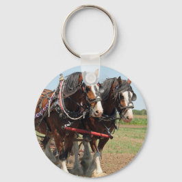 Foto van Horse Clydesdale Farming Sleutelhanger