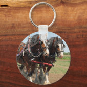 Foto van Horse Clydesdale Farming Sleutelhanger (Voorkant)
