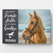 Foto van Horse Memorial Equine Fotoplaat (voorkant)