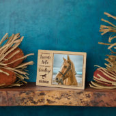 Foto van Horse Memorial Equine Fotoplaat (Zijkant)