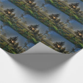 Foto van Horse Ranch Sunrise Natuur Cadeaupapier (Hoek)