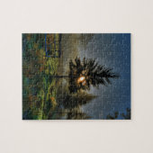 Foto van Horse Ranch Sunrise Natuur Legpuzzel (Horizontaal)