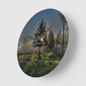 Foto van Horse Ranch Sunrise Natuur Ronde Klok (Hoek)