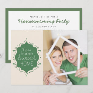 Foto van Housewarming Party: Uitnodiging/Groen Kaart