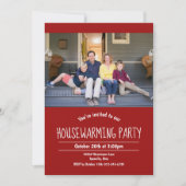 Foto van Housewarming Red Uitnodiging (Voorkant)