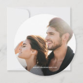 Foto van hout en eucalyptus Verloving Sla datum op Kaart (Achterkant)