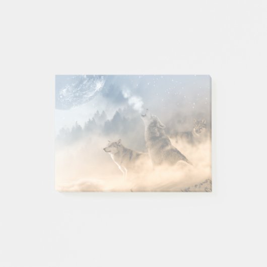 Foto van Howling Wolves Natuur Post-it® Notes (Voorkant)