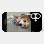 Foto van huisdier of kind & naam Case-Mate iPhone case (Achterkant (horizontaal))