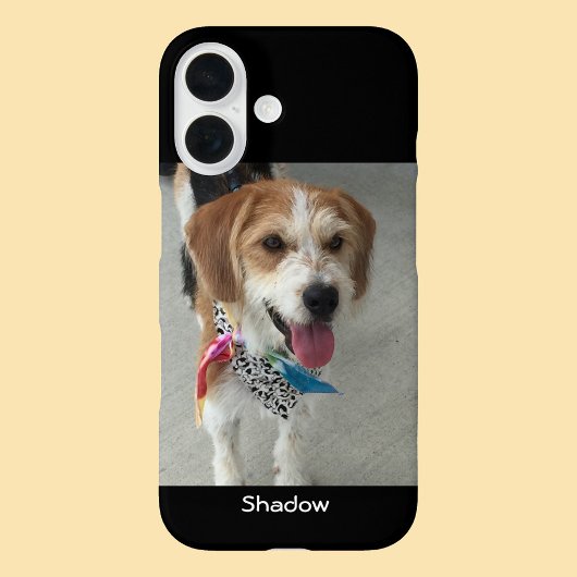 Foto van huisdier of kind & naam Case-Mate iPhone case