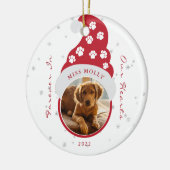 Foto van huisdierherdenking Forever In Our Hearts Keramisch Ornament (Links)