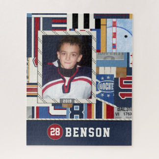 Foto van Ice Hockey Player Legpuzzel